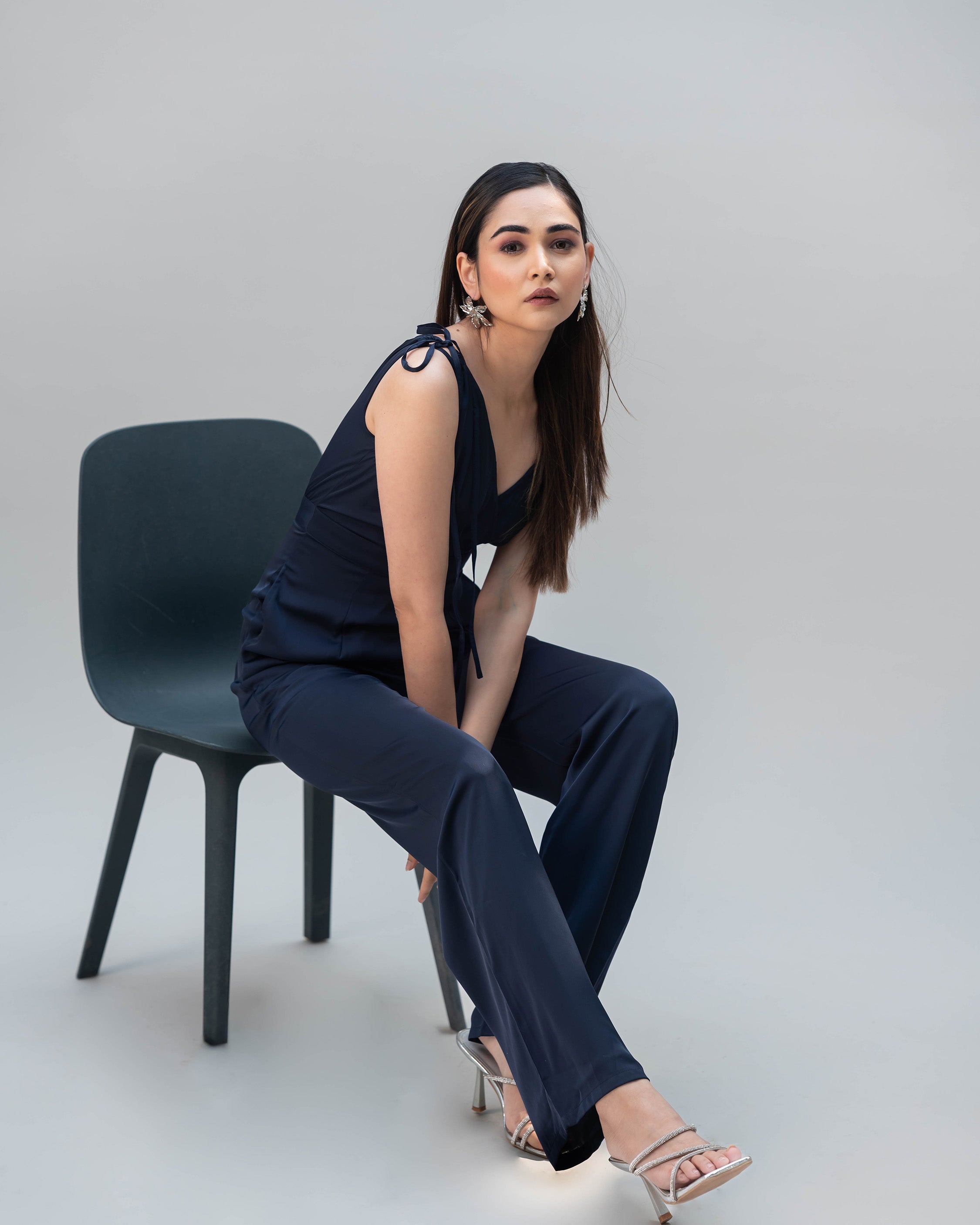Sévréa Silk Satin Jumpsuit - Villionaire