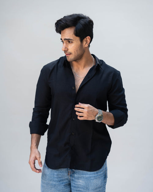 Blackout Linen Shirt - Villionaire