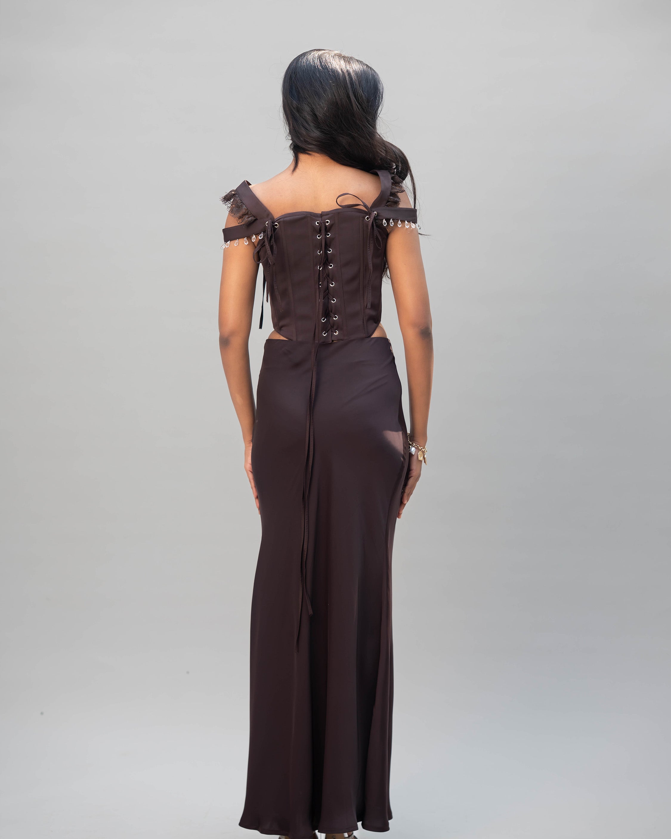 Morvélle Silk Satin Maxi Skirt - Villionaire